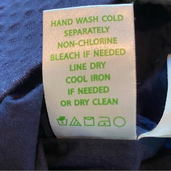 LILLY PULITZER Navy “Junie” Shift Dress with Gold Embroidered Detailing, Size 4 - Picture 15 of 16